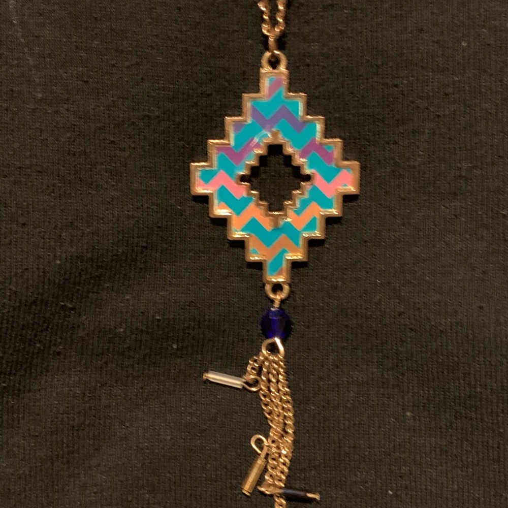Boho charm necklace